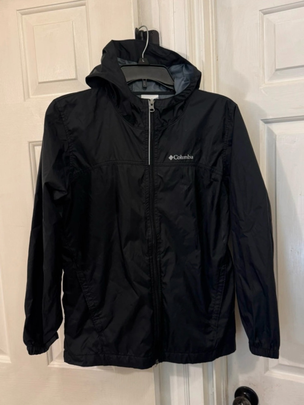 Like New Wore Once Boys Columbia Rain Jacket Size Large 14/16